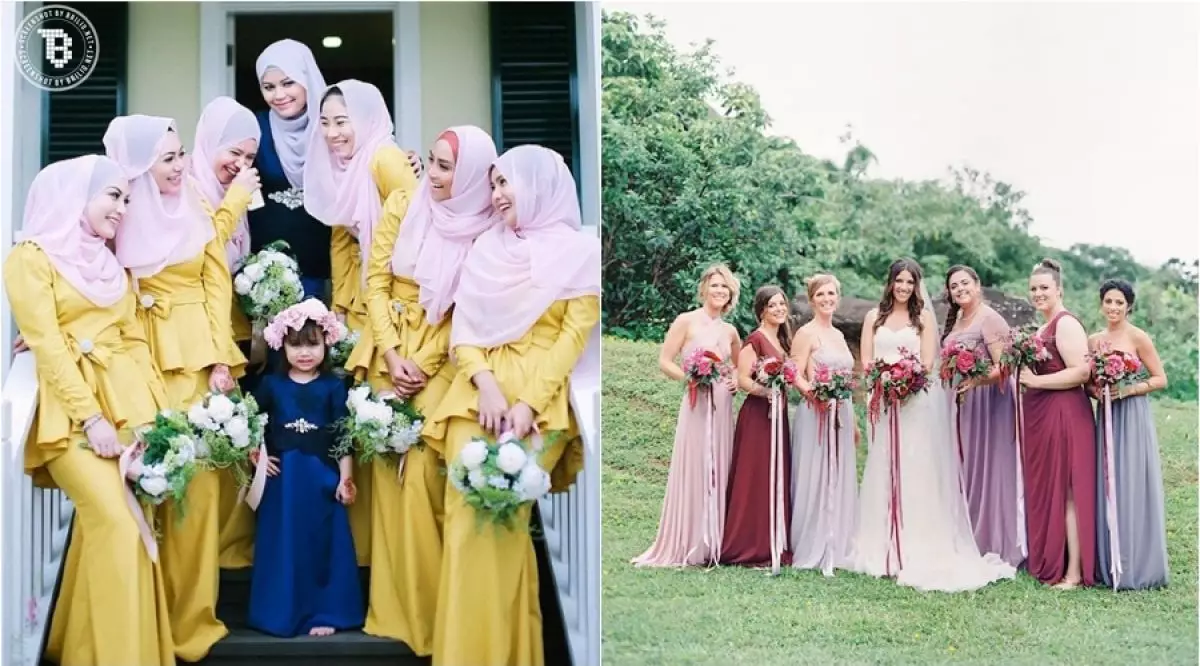 20 Model seragam pengantin untuk temani sahabatmu di hari pernikahan