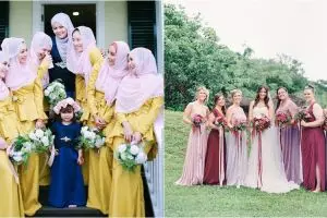 20 Model seragam pengantin untuk temani sahabatmu di hari pernikahan