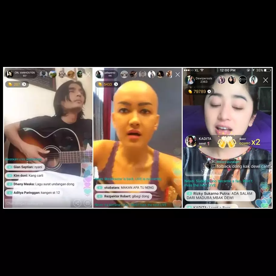 10 Artis kondang ini juga eksis di Bigo Live lho, intip yuk