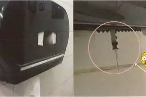 Heboh penemuan jarum suntik di tisu toilet, bikin geram dan was-was!