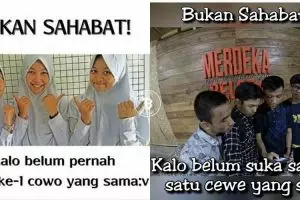 11 Meme 'bukan sahabat' ini bikin kamu terbayang masa sekolah dulu