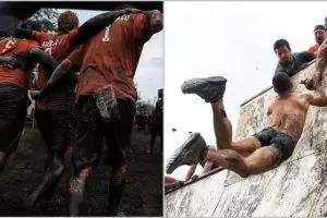 10 Foto di event Tough Mudder ini buktikan betapa pentingnya teamwork