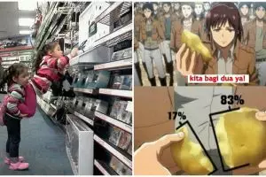 13 Foto tunjukkan saudara bisa jadi musuh sekaligus teman, seru abis