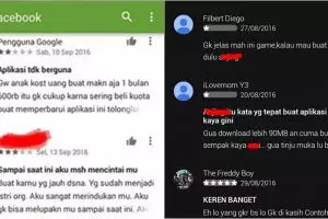 6 Ulasan aplikasi di Play Store ini kocak banget, kok ada ya?