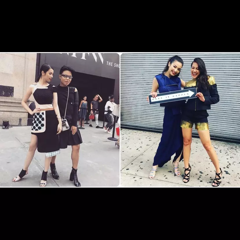 Gaya artis Indonesia saat hadiri New York Fashion Week 2016