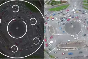 Bundaran ini paling membingungkan sedunia, kamu berani melintas?