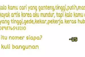 10 Obrolan kocak 'ini nomor siapa?', bikin geli-geli gimana gitu