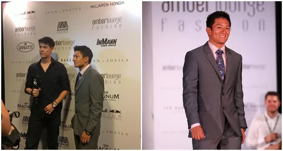 Aksi Rio Haryanto di catwalk bikin cewek histeris