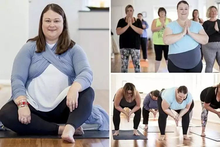 Tempat yoga ini dikhususkan bagi wanita bertubuh besar