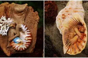 13 Ukiran kehidupan pantai ini keren, bikin rindu main air laut ya