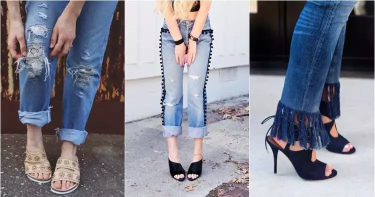 Yuk sulap jeans lama kamu jadi baru pakai 13 cara kreatif ini