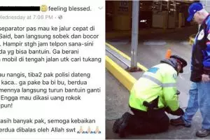 14 Aksi terpuji ini bukti masih ada polisi baik & jujur di sekitarmu