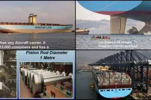 12 Foto kapal Emma Maersk yang mampu angkut 15 ribu kontainer, wow!
