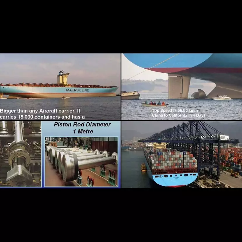 12 Foto kapal Emma Maersk yang mampu angkut 15 ribu kontainer, wow!