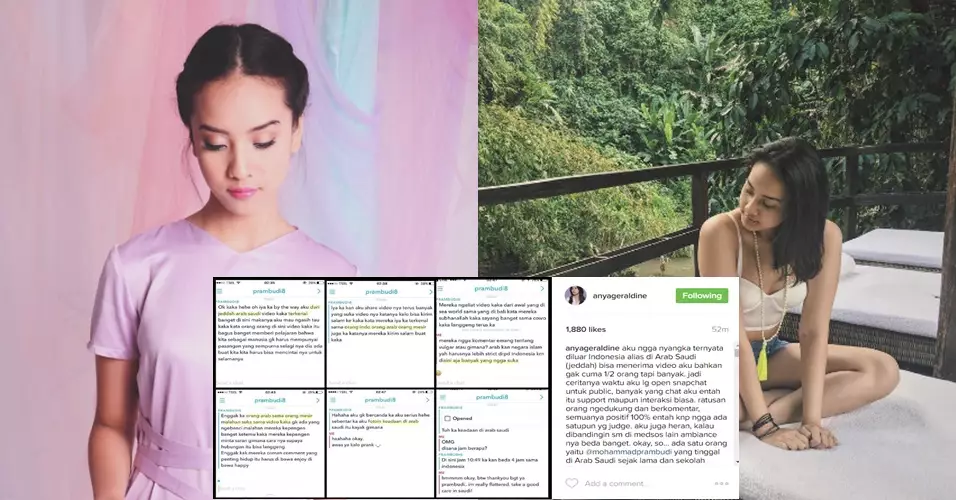 Dilaporkan KPAI, Anya Geraldine curhat dengan fans-nya di Arab