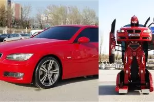 Dalam hitungan detik, mobil ini bisa berubah jadi Transformer