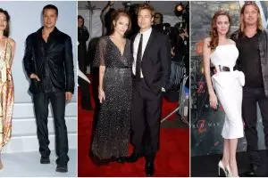 Berawal di Mr & Mrs Smith, ini 15 perubahan gaya Brad Pitt dan Jolie