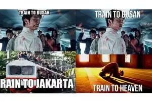 10 Meme editan poster film 'Train to Busan' ini gokil, gagal serem