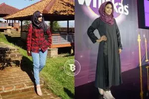 15 Gaya Anisa Rahma eks Cherrybelle setelah berhijab, cantik banget