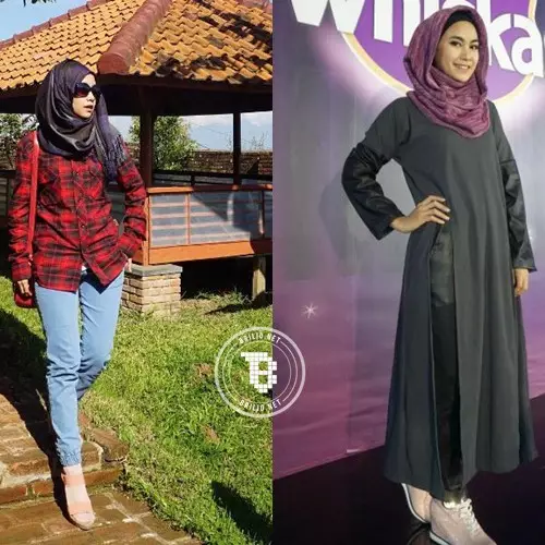 15 Gaya Anisa Rahma eks Cherrybelle setelah berhijab, cantik banget