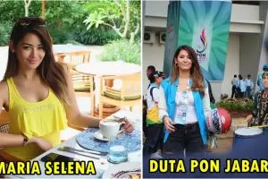 15 Gaya Maria Selena saat jadi duta PON XIX, sporty banget