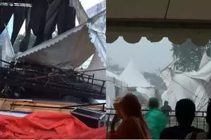 Gara-gara panggung ambruk, gelaran Sky Avenue batal diselenggarakan