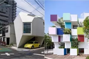 20 Arsitektur bangunan di Jepang ini antimainstream, bikin menganga 