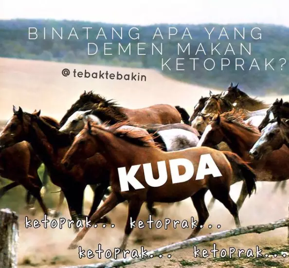 Meme tebak-tebakan receh bikin senyum-senyum © Istimewa Meme tebak-tebakan receh bikin senyum-senyum © Istimewa