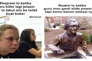 20 Meme kocak 'momen dan reaksi ketika' ini bikin ketawa, kamu pernah?