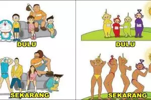 Ini rupa karakter kartun hits era 90-an saat dewasa, kamu masih suka?