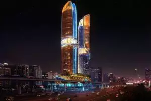 Di hotel mewah ini ada hutan hujan tropis dan air terjun lho