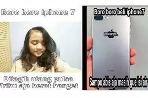 15 Meme 'boro-boro punya iPhone 7' lucu ini bikin senyum kecut