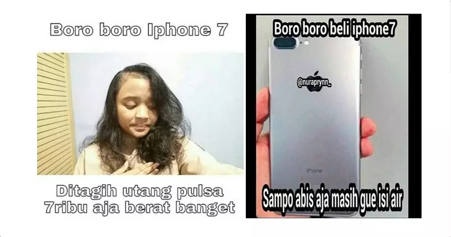 15 Meme 'boro-boro punya iPhone 7' lucu ini bikin senyum kecut