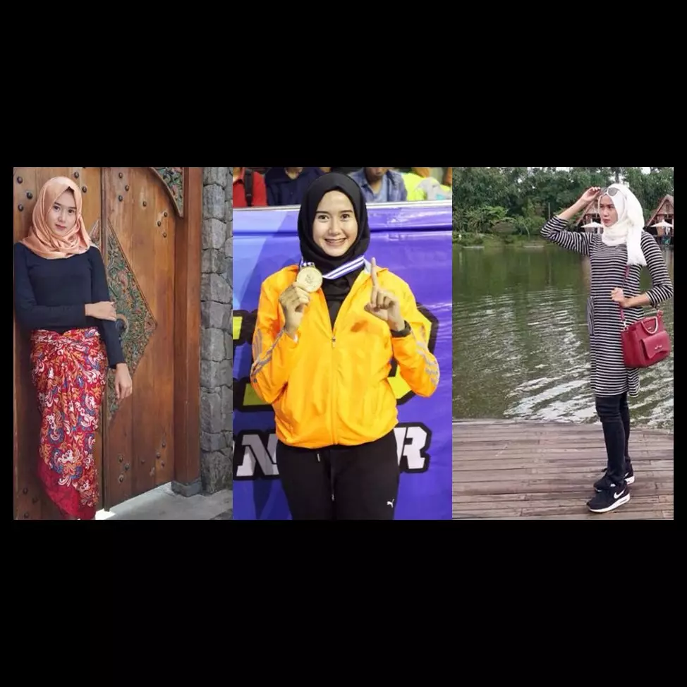 Intip gaya fashion Lia Karina Mansur, hijaber &amp; atlet taekwondo