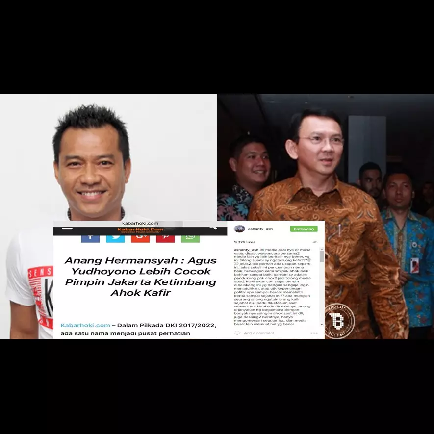 Ashanty marah besar, gara-gara Anang diberitakan bilang Ahok kafir
