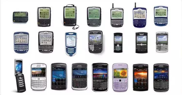 10 Ponsel BlackBerry dari masa ke masa, kamu pernah punya yang mana?