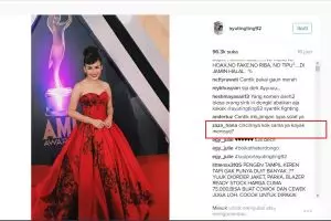 8 Komentar netizen untuk gaun Ayu Ting Ting di AMI ini tepok jidat!