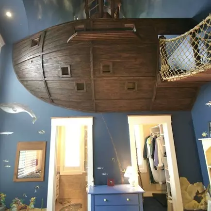 12 Foto kamar bertema bajak laut ini bikin serasa di tengah samudera