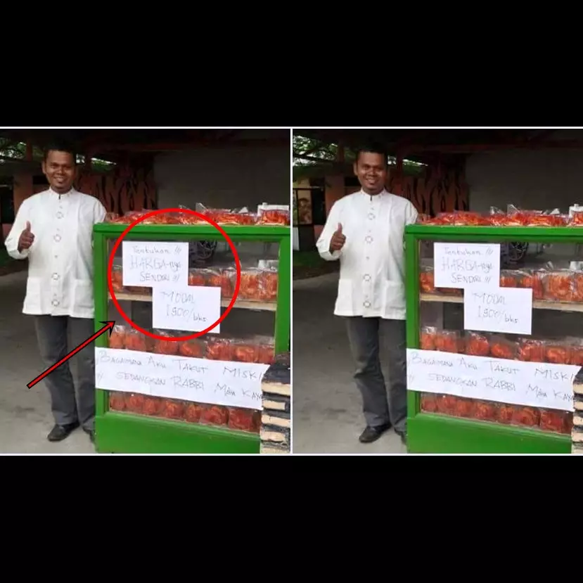 Tak takut miskin, pria ini minta pembeli hargai dagangannya sendiri