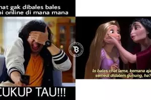 12 Meme 'nunggu balasan chat' ini bikin kamu tersenyum kecut