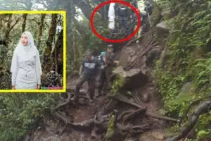 Heboh, foto viral wanita berpakaian serba putih di hutan
