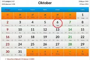 Cek Kalendermu hari ini, sadarkah kamu ada yang unik