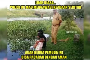 15 Foto ini bukti polisi India kocaknya mirip di film Bollywood