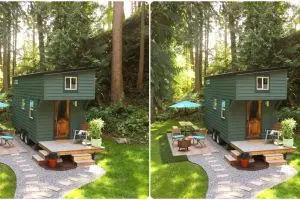 Rumah karavan ini tampak sempit, tapi kamu akan kaget melihat dalamnya