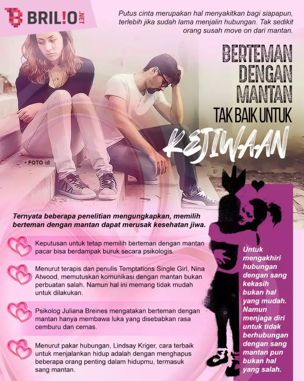 INFOGRAFIS BERTEMAN DENGAN MANTAN © 2021 brilio.net