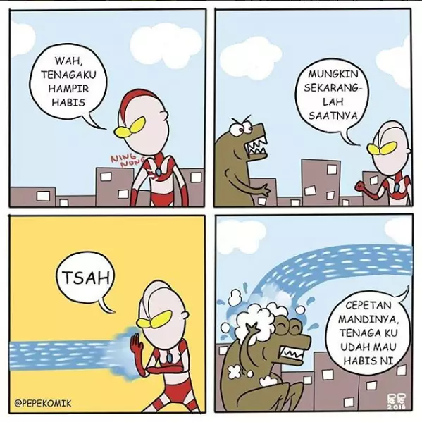 10 Komik strip kisah tayangan TV anak era 90an ini bikin ketawa ngakak