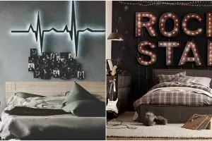 10 Desain kamar bertema musik ini bakal bikin kamu betah terus