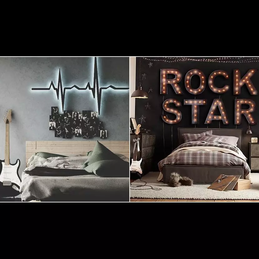 10 Desain kamar bertema musik ini bakal bikin kamu betah terus