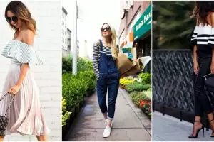 12 Mix and match baju off shoulder ini bikin kamu tampak lebih anggun