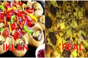 Lagi, 22 iklan vs real makanan cepat saji bikin bibirmu makin manyun